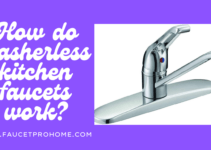 How do washerless kitchen faucets work?