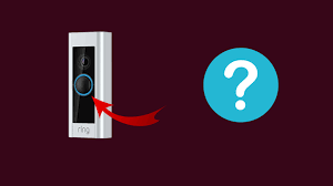 Why is my Ring doorbell flashing a blue light and moving upwards
