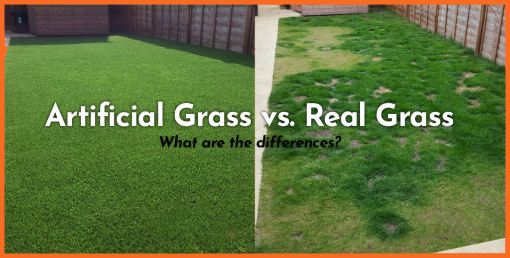 real grass and Artificial Turf