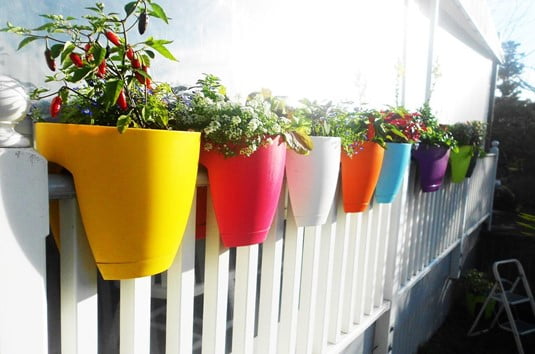 Tips for Placing Flowerpots on a Fence